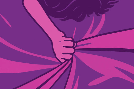 Ilustración simbólica de placer intenso durante la práctica de cómo masturbarse con conciencia corporal.