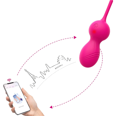 Ahri vibrador suelo pélvico con función kegel smart y control remoto interactivo desde app para entrenamiento del suelo pélvico en tiempo real

