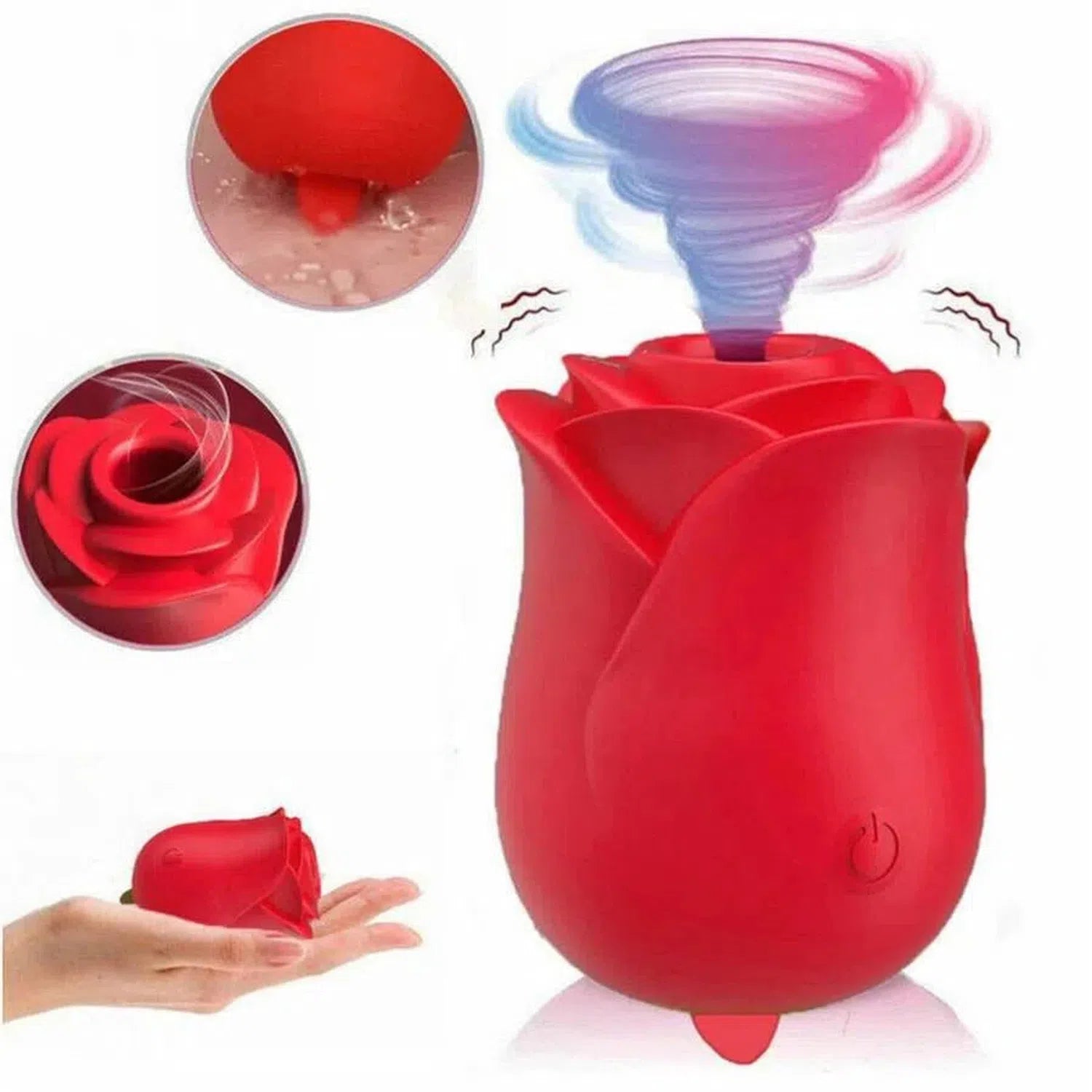 Florya, vibrador erótico con forma de rosa, lengua vibradora y succión intensa para mujer de Desire Mosaic
