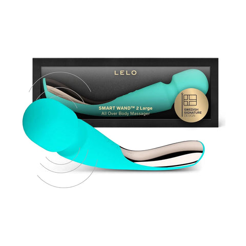 LELO SMART WAND 2, juguetes sexuales de lujo con diseño ergonómico, consolador lelo impermeable, disponible en Desire Mosaic.