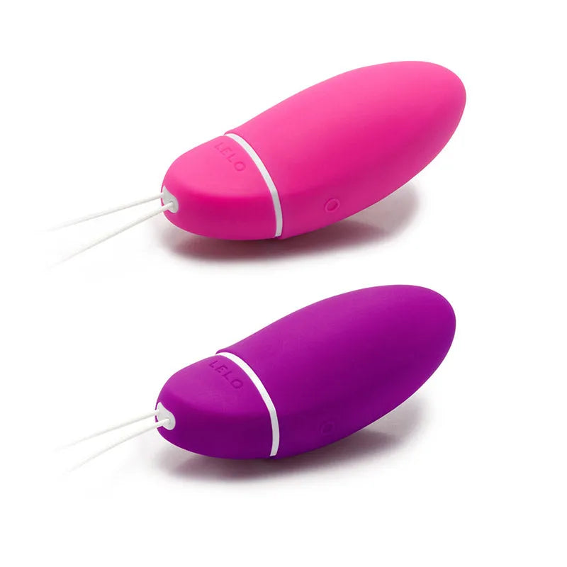 Vibrador huevo LELO en rosa y morado para tonificación íntima femenina
