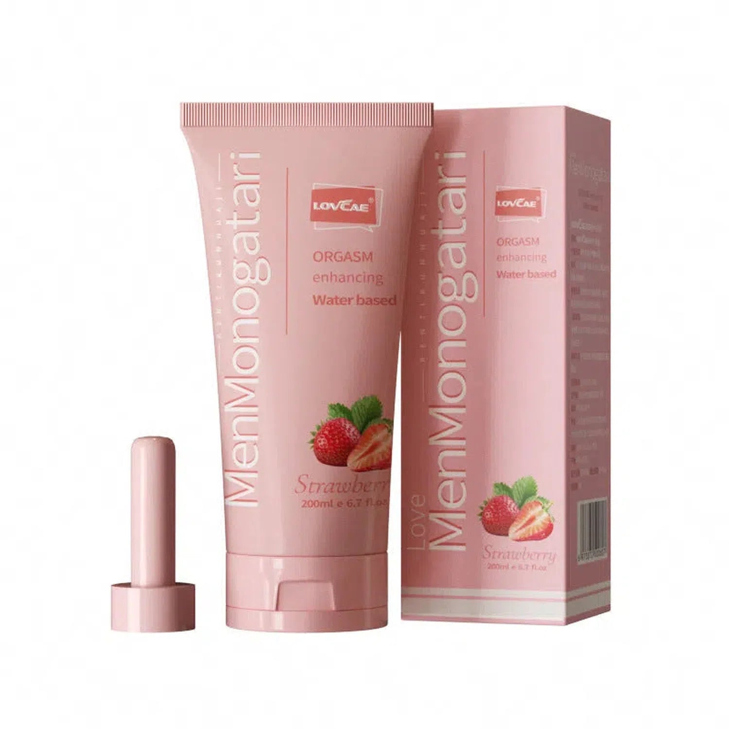 Lubricante íntimo Fruité sabor fresa, hidratante, seguro y fácil de limpiar.