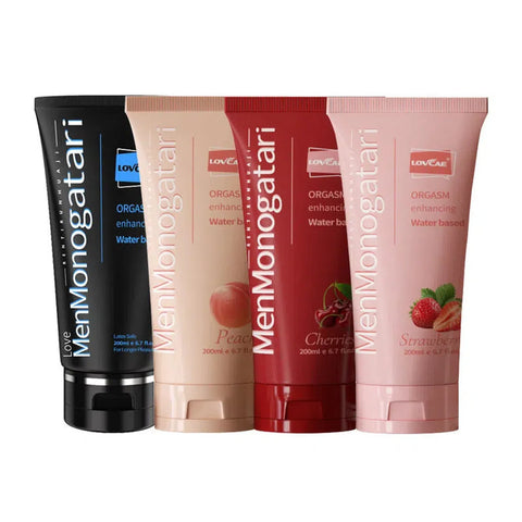 Lubricantes sabores Fruité con fresa, melocotón y cereza, ideales para juegos íntimos con lubricante comestible y base de agua.