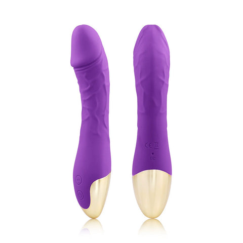 Vibrador realista Nova con diseño anatómico, vista frontal y trasera | Juguetes para mujeres