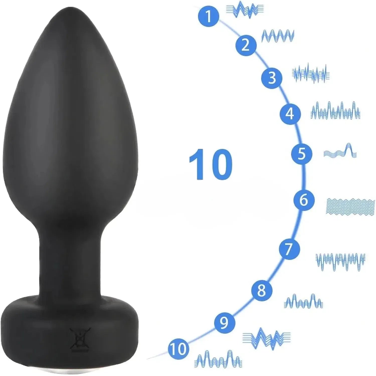Plug anal Onyx con 10 modos – juguetes sexuales anal con control remoto

