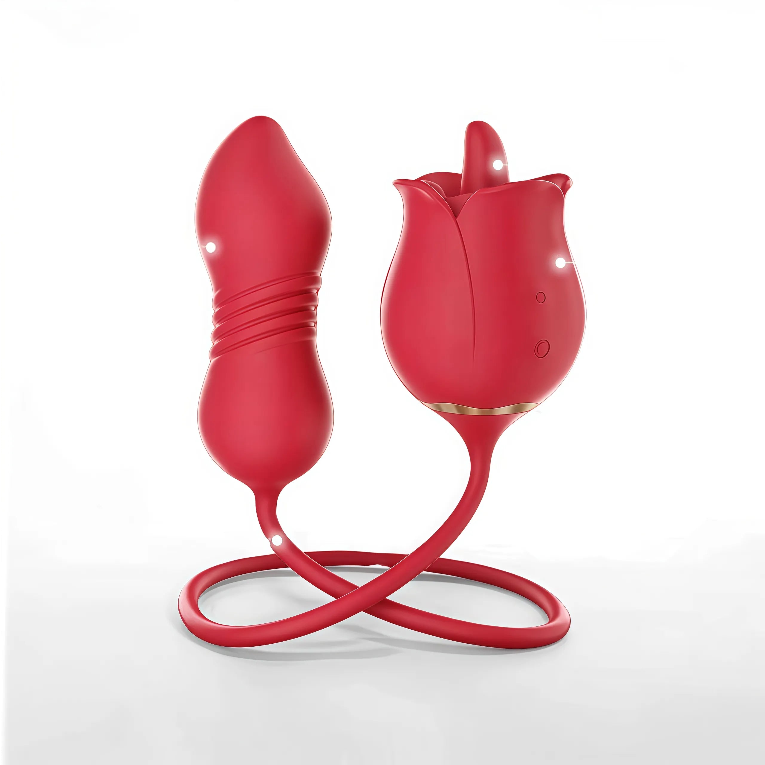 Rosi - Vibrador con lengua de silicona médica y diseño ergonómico