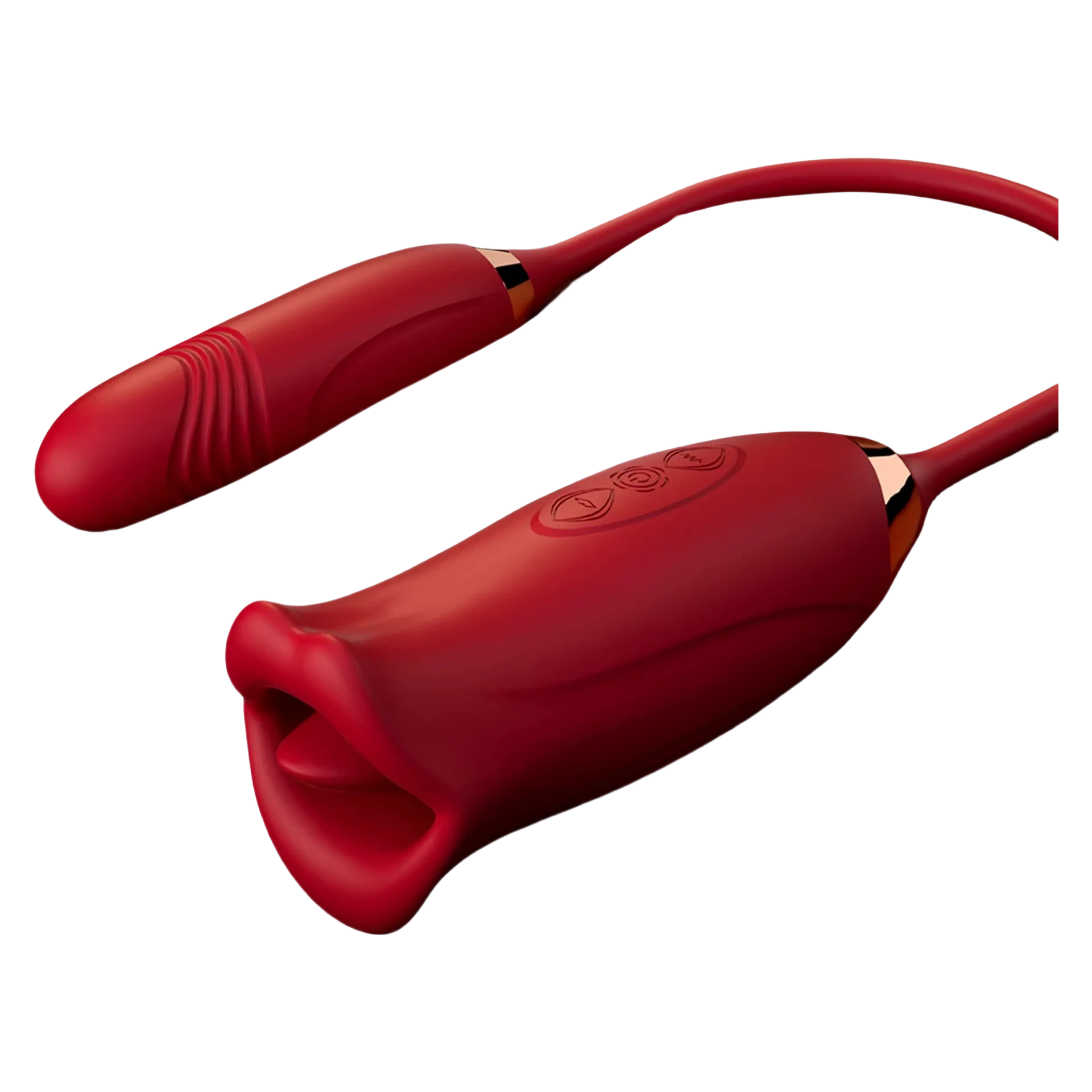 Rossa vibrador fabricado con silicona segura y suave para una experiencia placentera