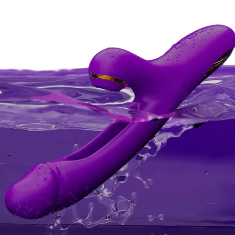 Vera - Vibrador con Doble Estimulación, Resistente al Agua IPX6, Color Lila
