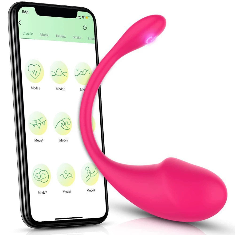 LUA vibrador rosa de Desire Mosaic con control por APP, diseño ergonómico como estimulador punto g, ideal para placer personalizado.
